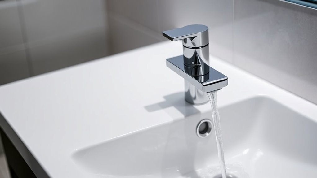 touchless faucets with handles