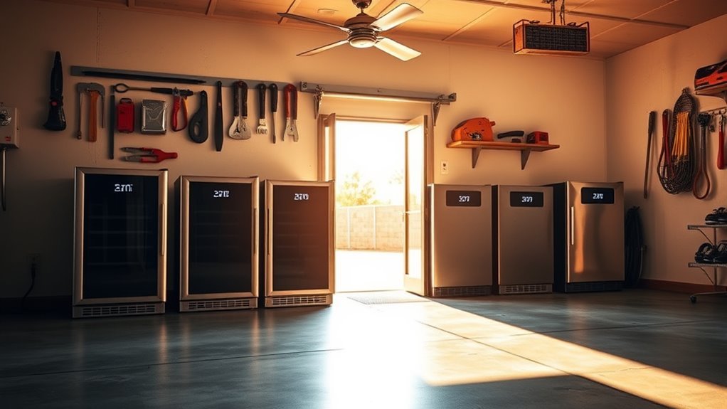garage refrigerators for hot climates