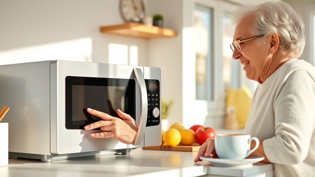 senior friendly microwave ovens