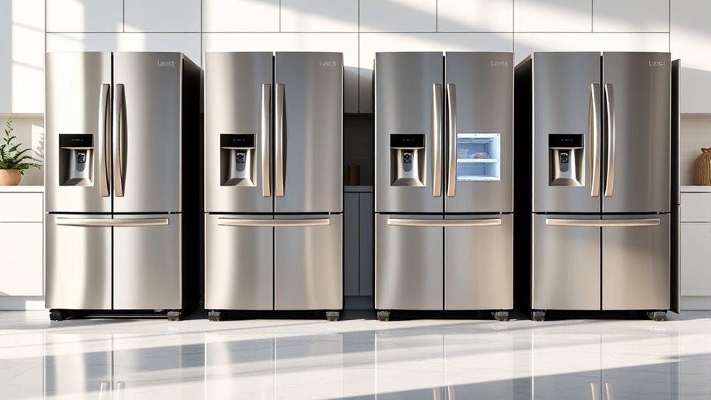top 4 bottom freezers