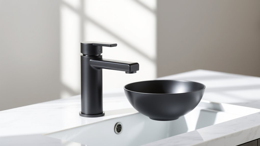 top black vessel faucet options