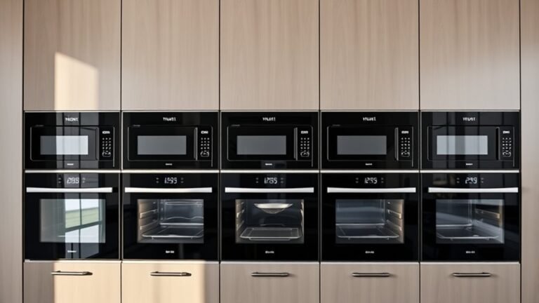 top black wall oven combos