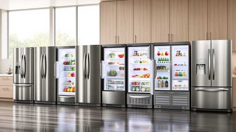 top bottom freezer refrigerators