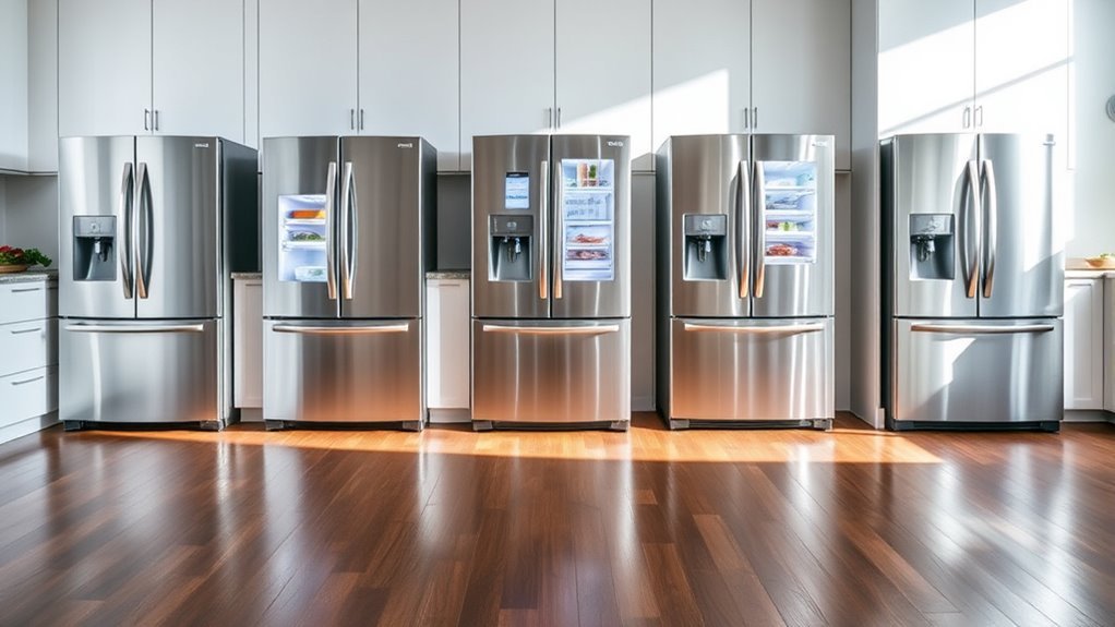 top bottom freezer refrigerators