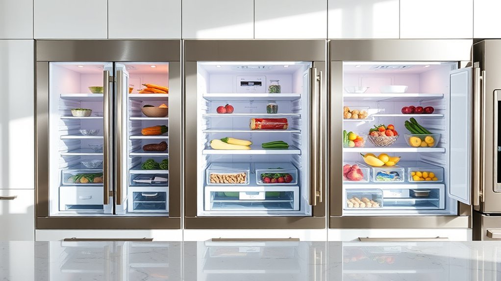 top bottom freezer refrigerators