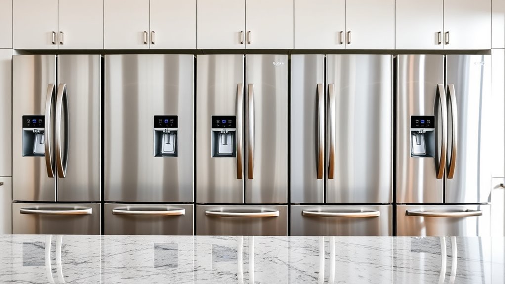 top counter depth refrigerator options