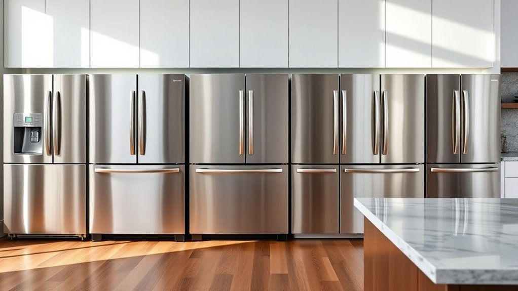 top counter depth refrigerators
