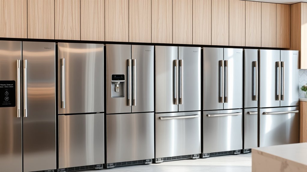 top counter depth refrigerators