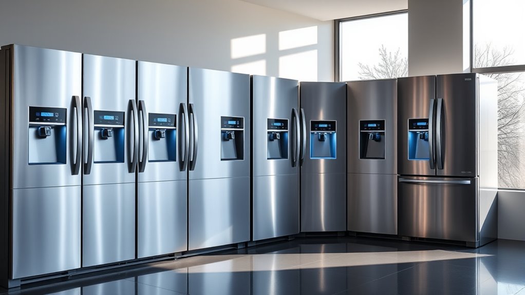top counter depth refrigerators