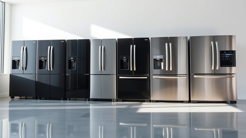 top double door refrigerators