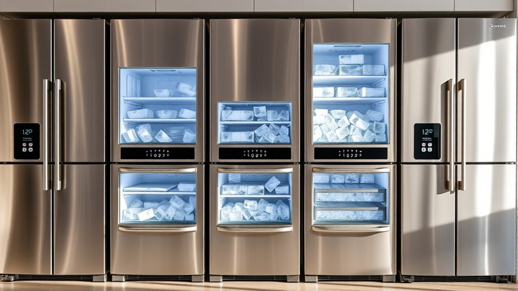 top dual ice maker refrigerators