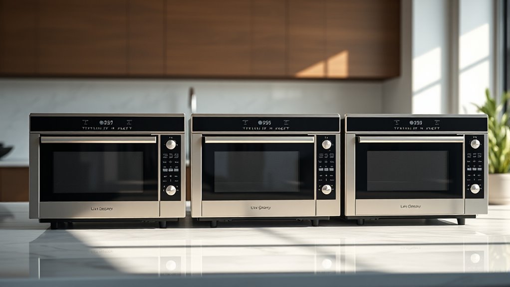 top dual microwave ovens