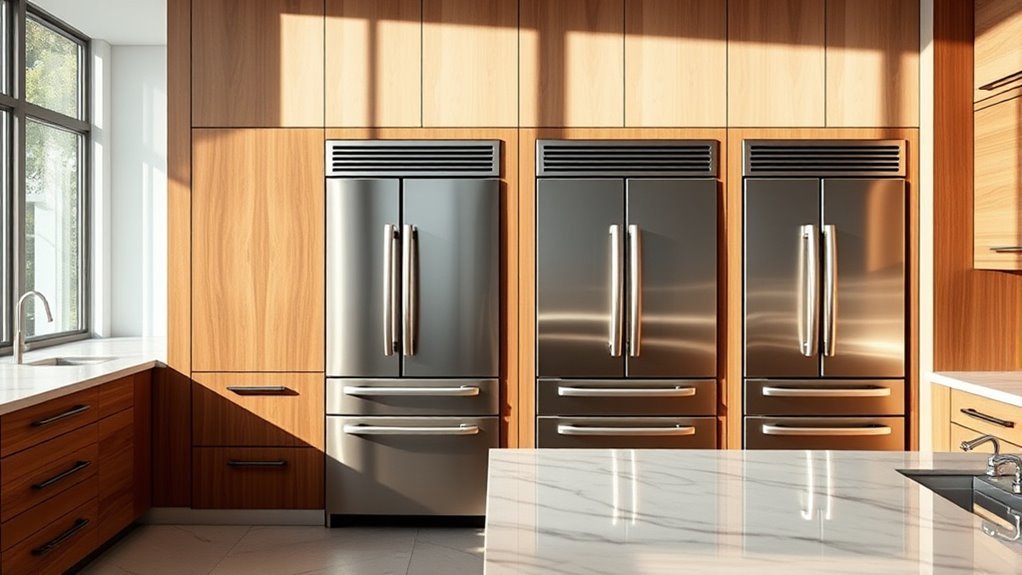 top four built in refrigerators