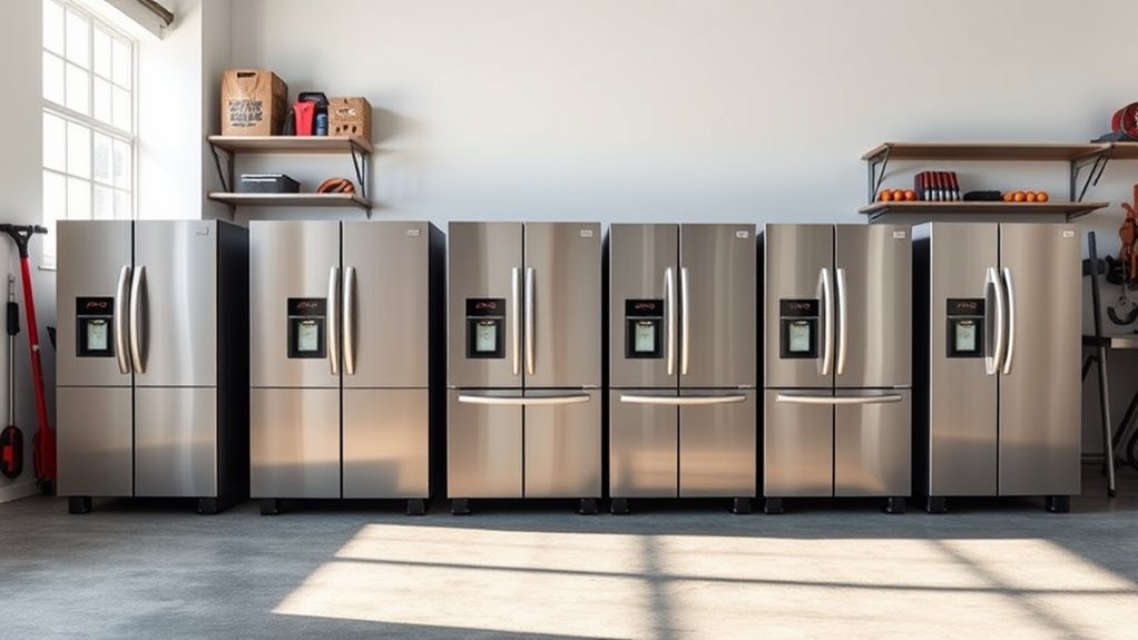 top garage freezerless refrigerators