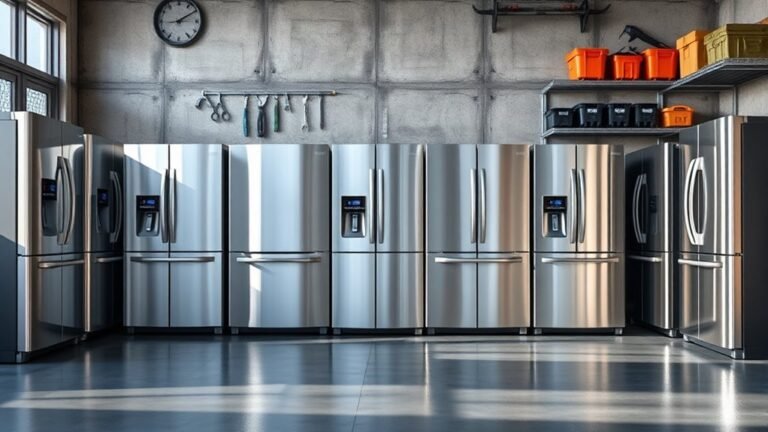 top garage fridge combos