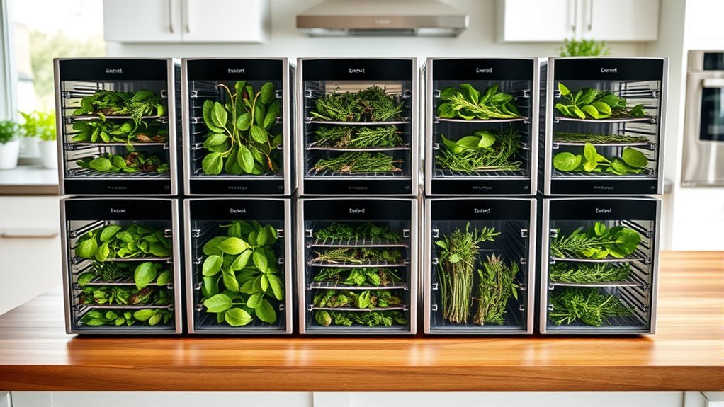 top herb drying appliances