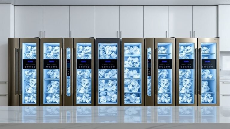 top ice making refrigerators