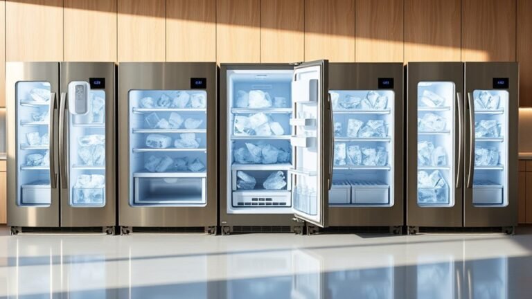 top ice making refrigerators