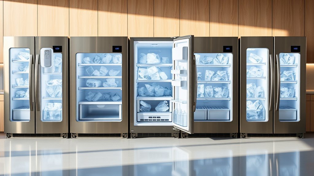 top ice making refrigerators
