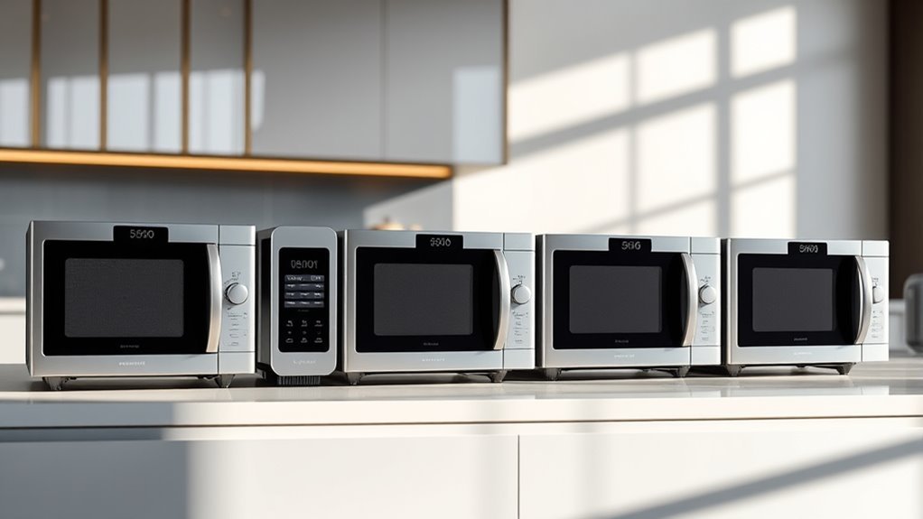 top low profile microwaves