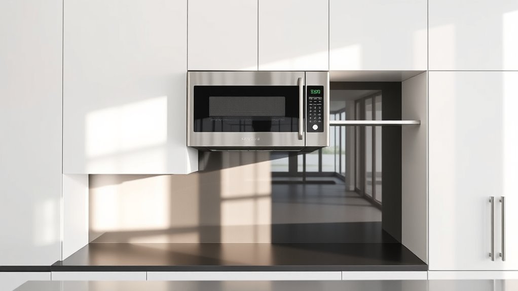 top microwave wall units