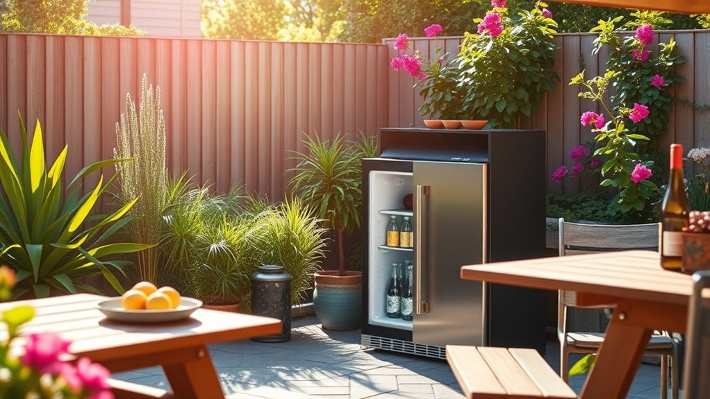 top outdoor mini fridges