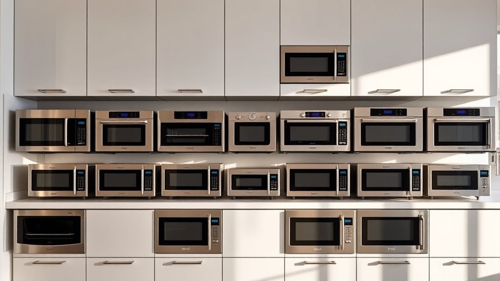 top over range microwaves