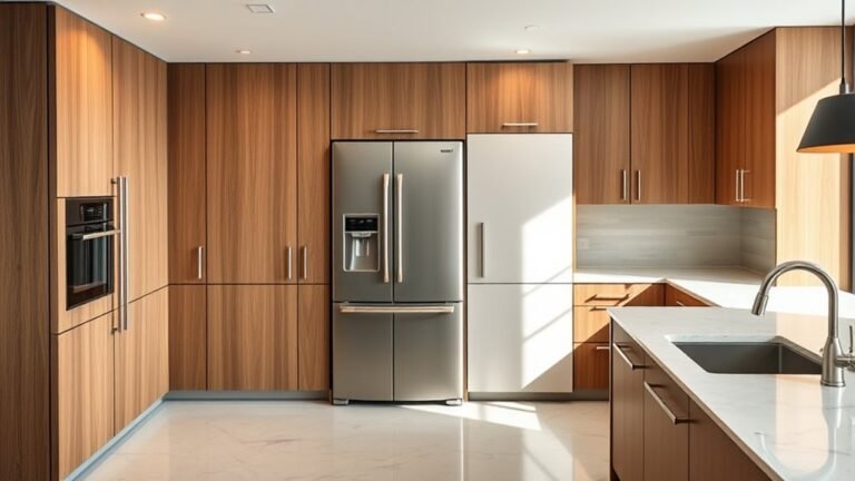 top panel integrated fridges