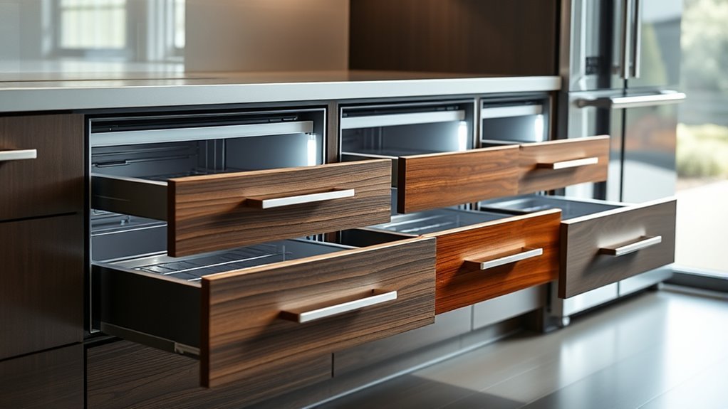 top refrigerator drawer panels