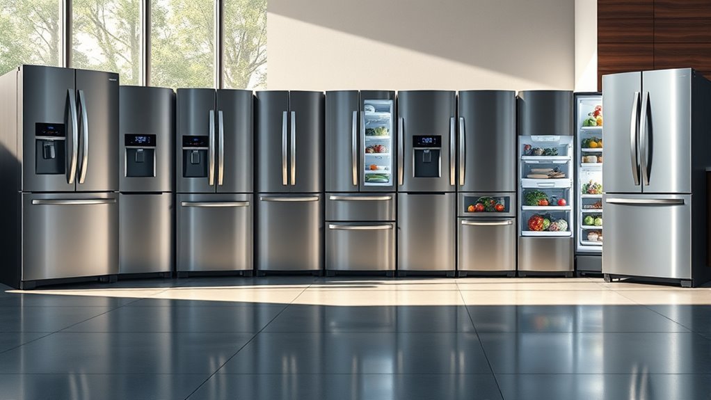 top refrigerator freezer combos