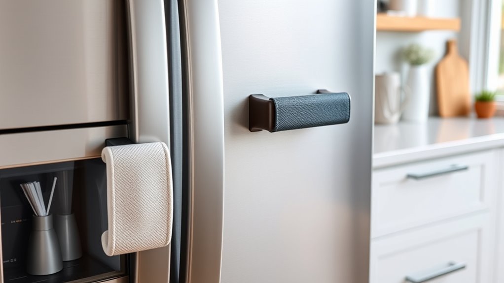 top refrigerator handle covers
