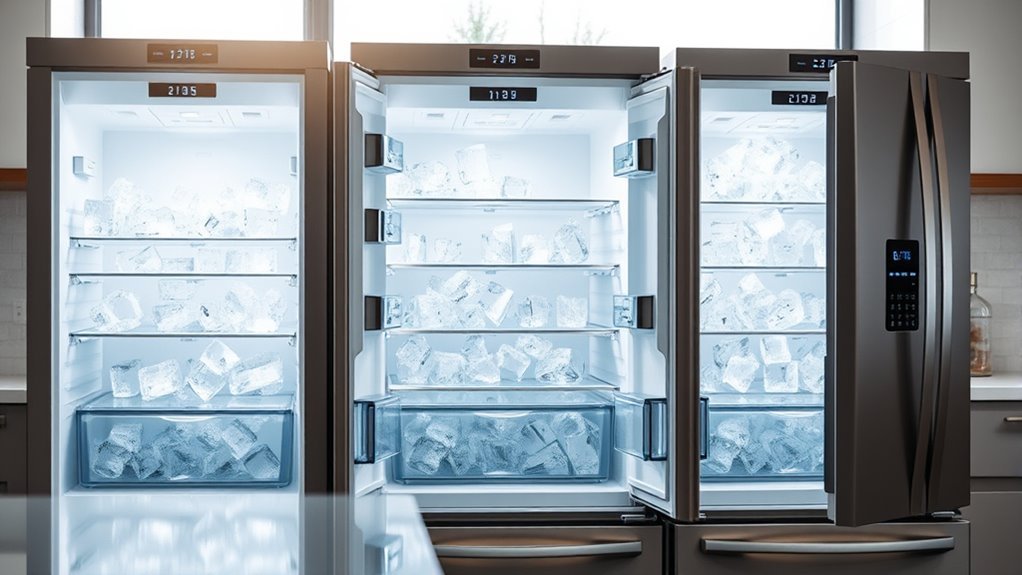 top refrigerator ice makers