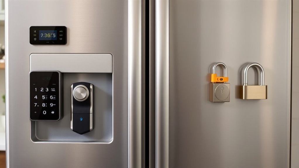 top refrigerator lock options