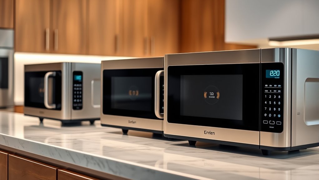 top sensor microwave ovens