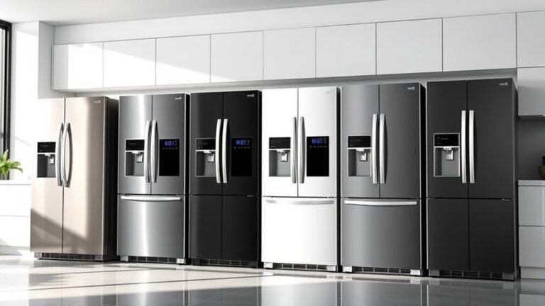 top side by side fridge picks