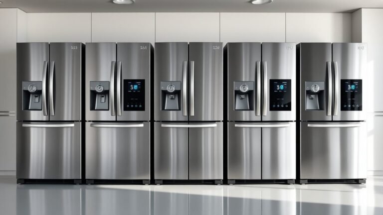 top side by side refrigerators