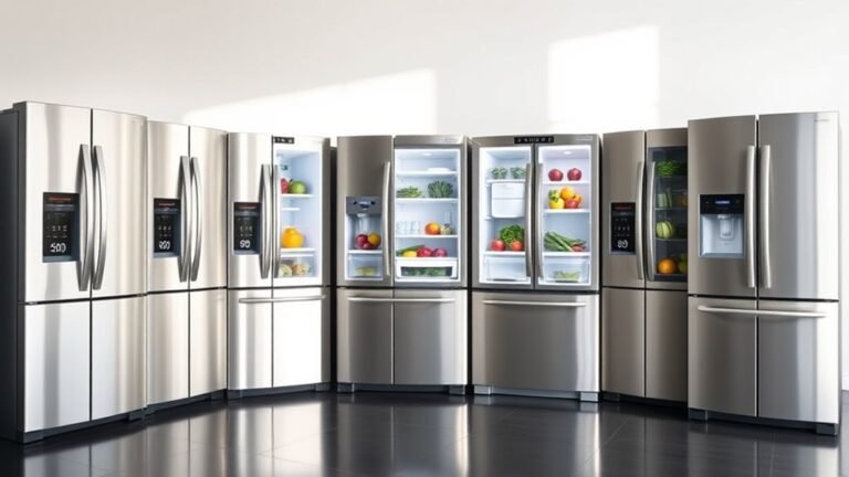 top side by side refrigerators