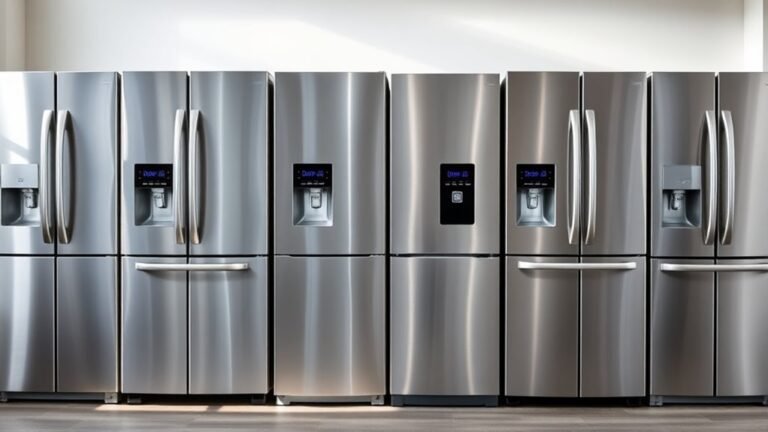 top side by side refrigerators
