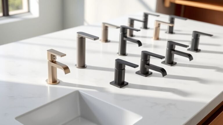 top single handle bathroom faucets