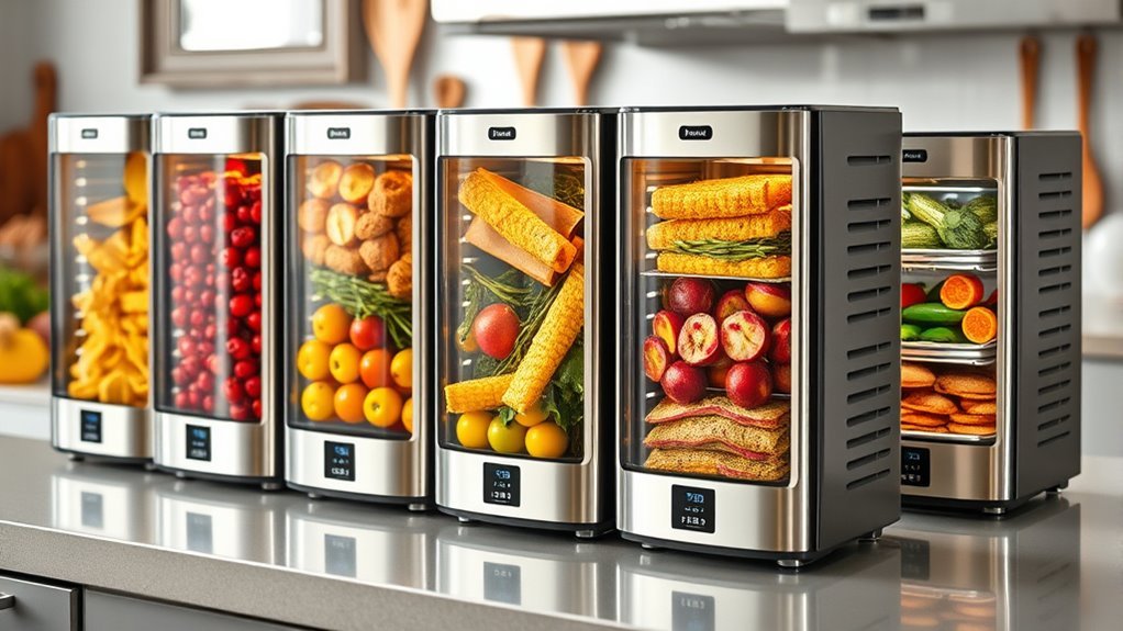 top stainless steel dehydrators