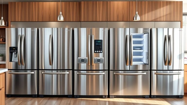 top stainless steel refrigerators