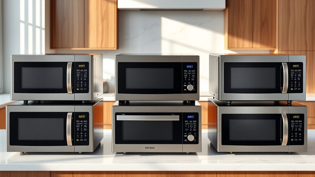 top stylish microwave options