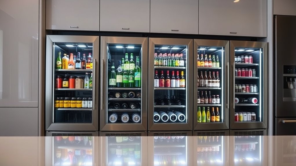 top under counter beverage refrigerators