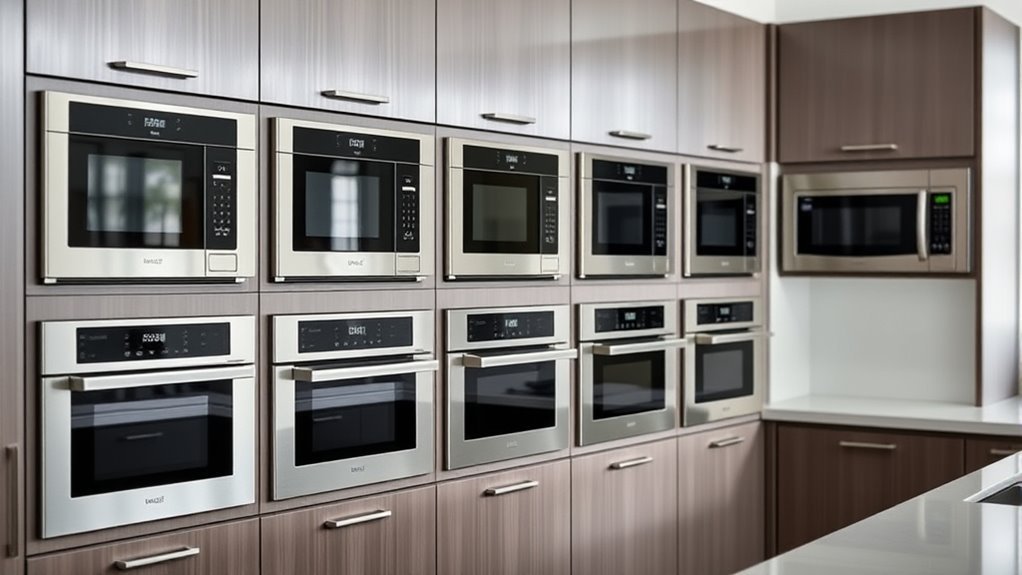 top wall microwave ovens